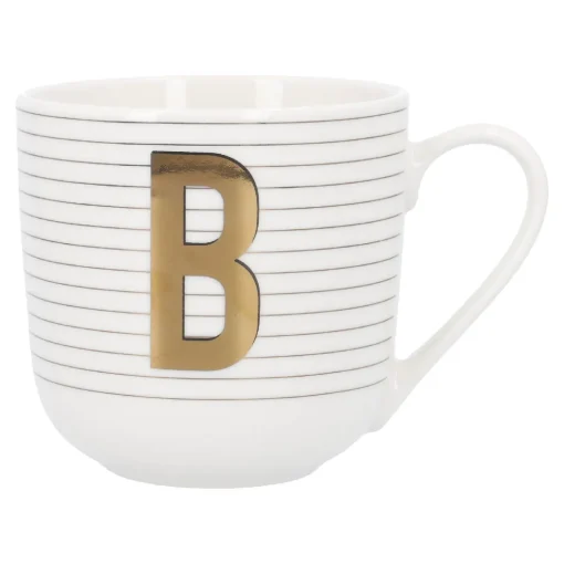 Becher Buchstabe/Streifen, B, 450 Ml