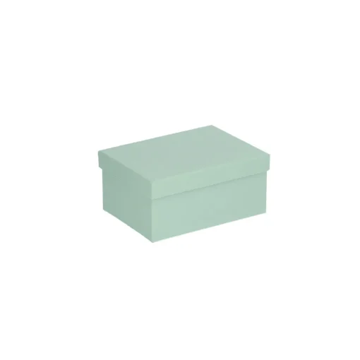 6er Set Geschenkkarton Uni, Hellmint
