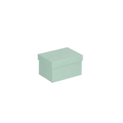 6er Set Geschenkkarton Uni, Hellmint
