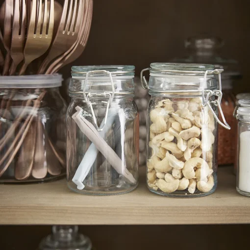 6er Set Vorratsglas Mit Bügelverschluss, 250 Ml