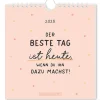Postkarten Kalender, 2025, Der Beste Tag