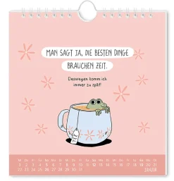 Postkarten Kalender, 2025, Der Frühe Vogel