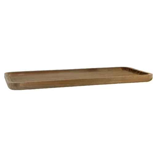 Schale Eck, Natur, 40 X 18 Cm