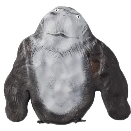 Stretch-Gorilla Quetsch, Grau, 12 Cm