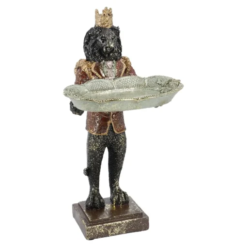 Tier Mit Tablett, Löwe, 28 Cm